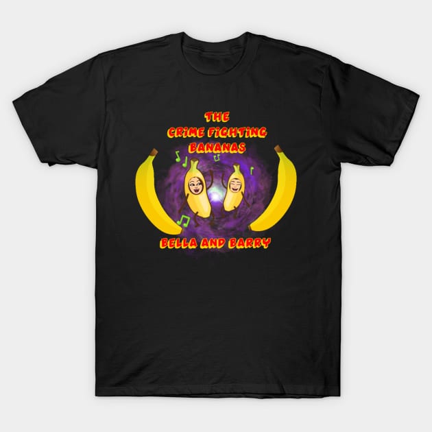 The Crime Fighting Bananas T-Shirt by Carteret